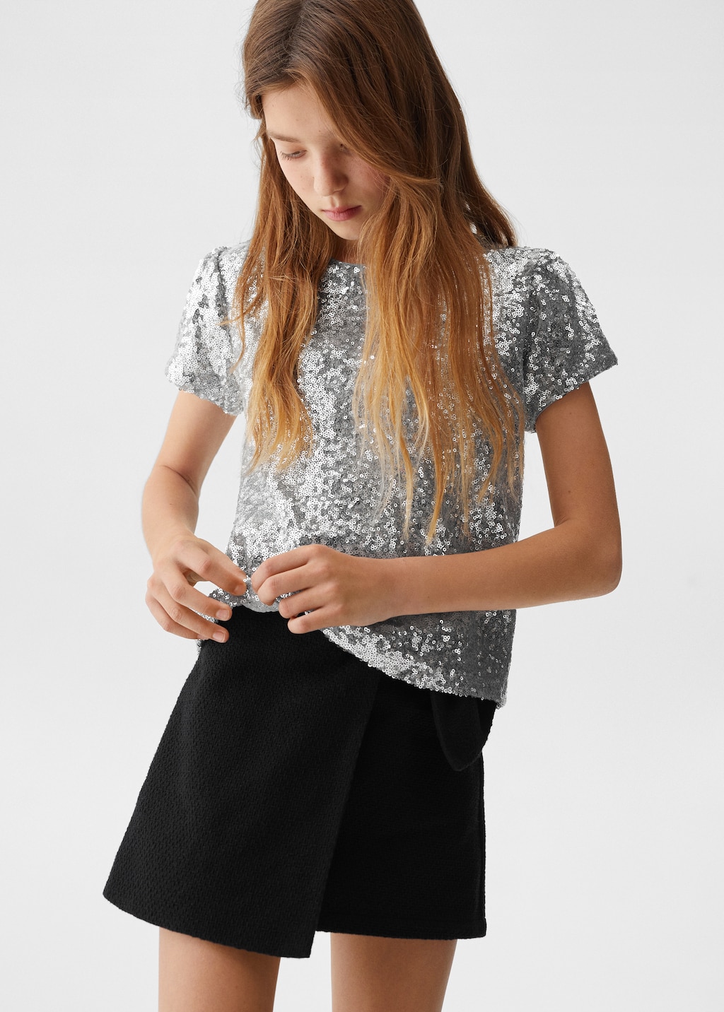 Sequin T-shirt - Medium plane