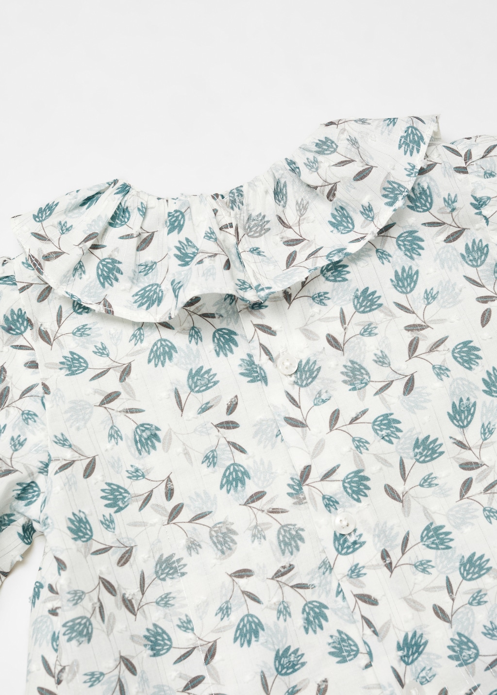 Printed cotton blouse - Details of the article 0