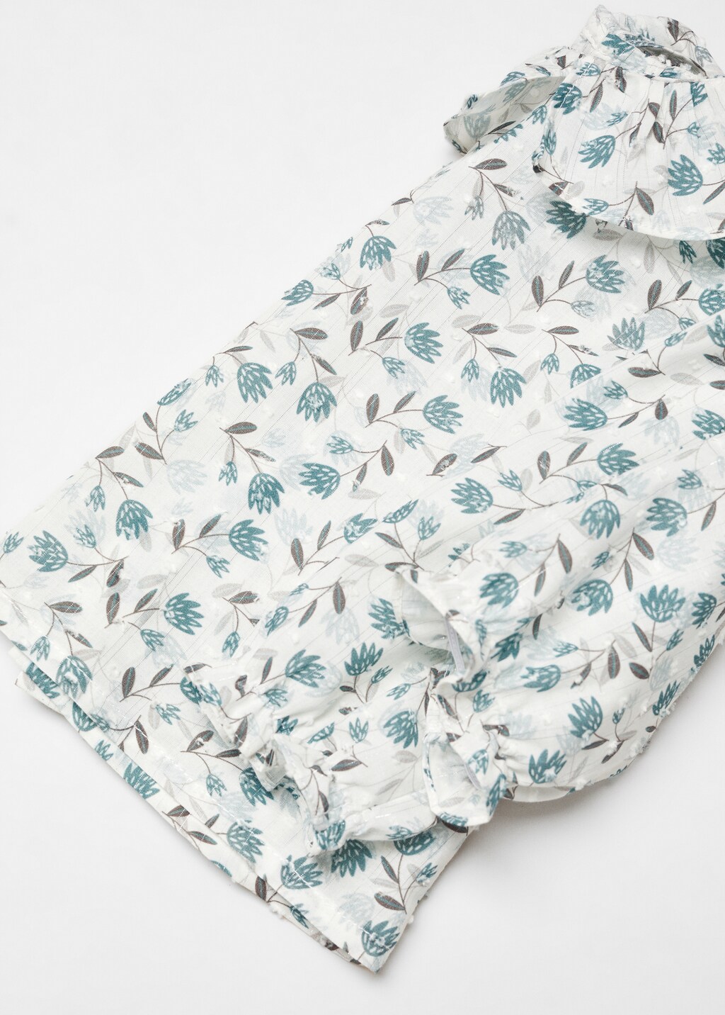 Printed cotton blouse - Details of the article 8