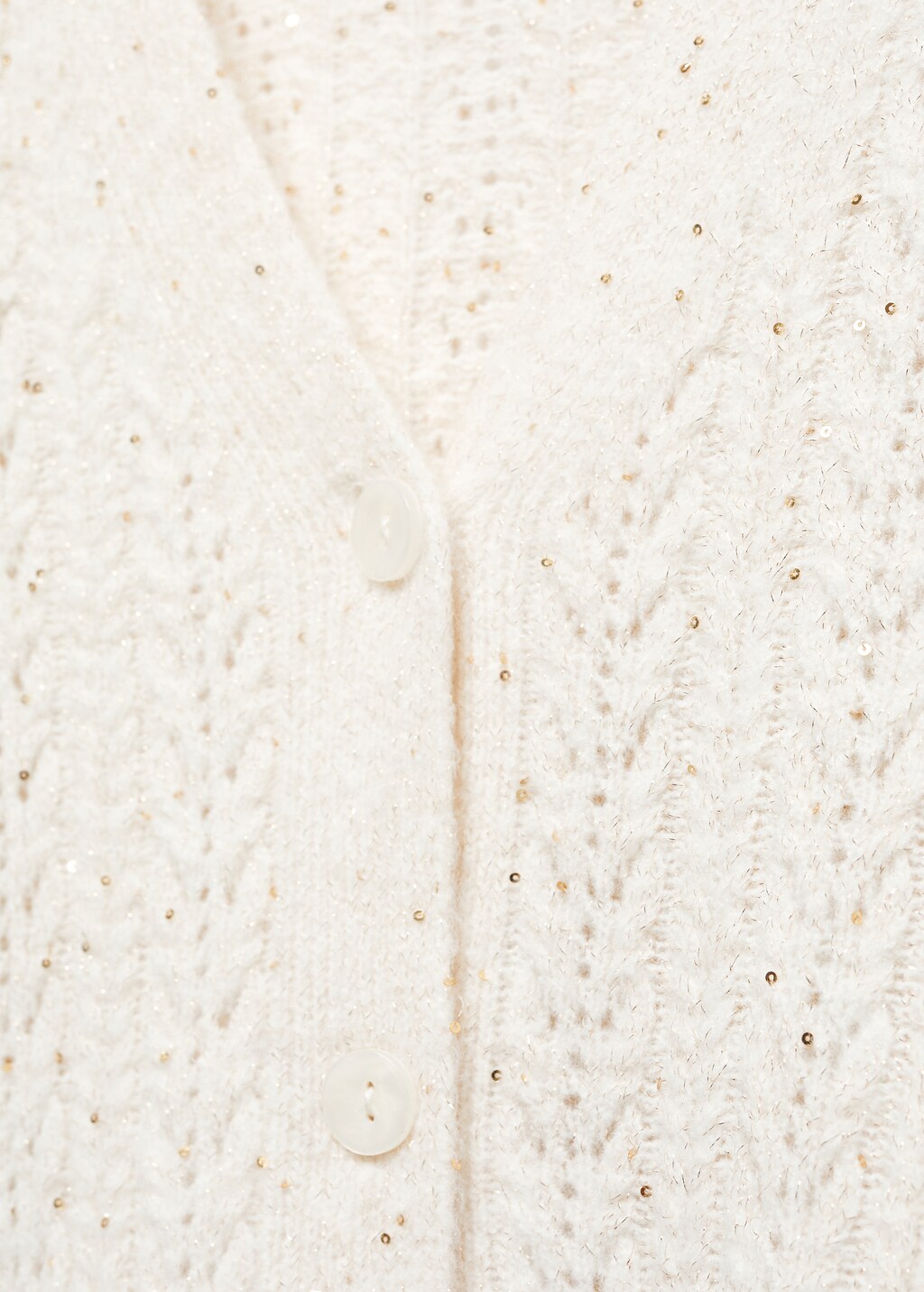 Strickjacke mit Pailletten - Detail des Artikels 8