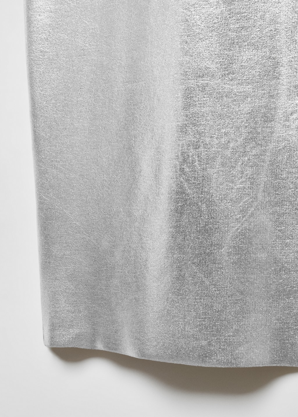 Metallic midi skirt - Details of the article 8