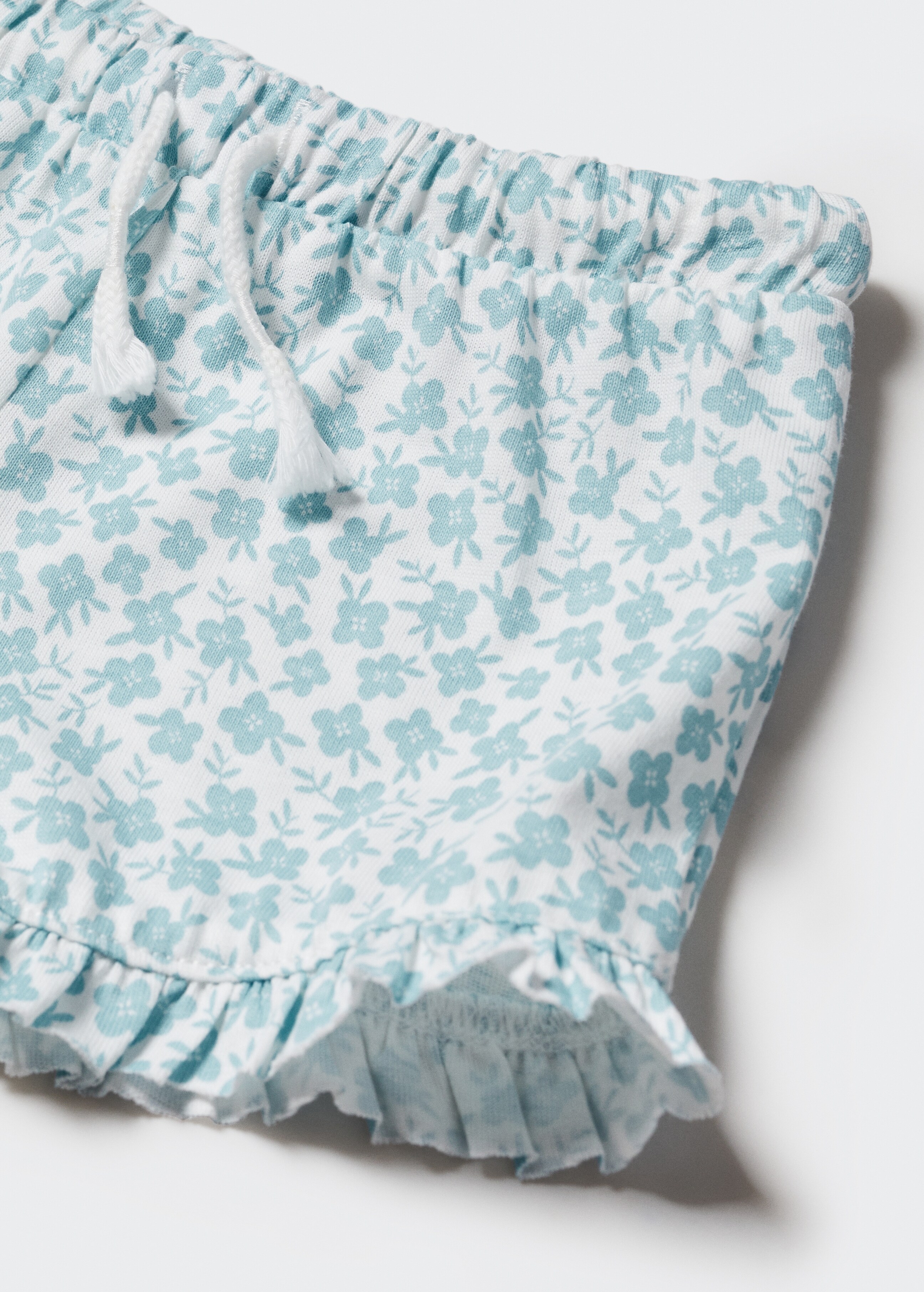 Floral print shorts - Details of the article 0