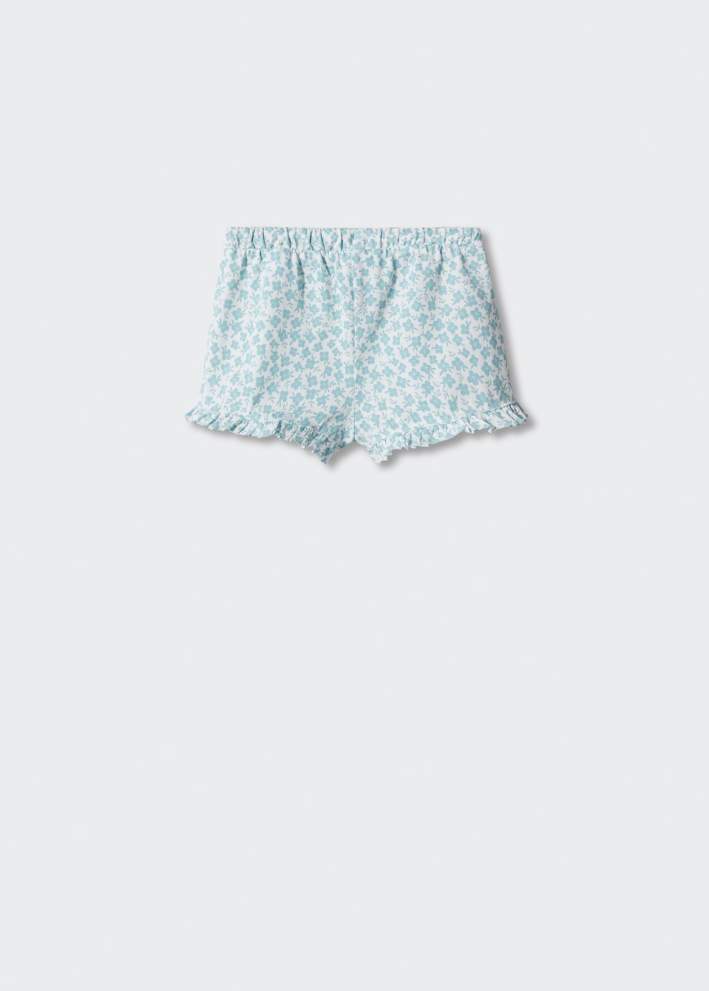 Floral print shorts - Reverse of the article