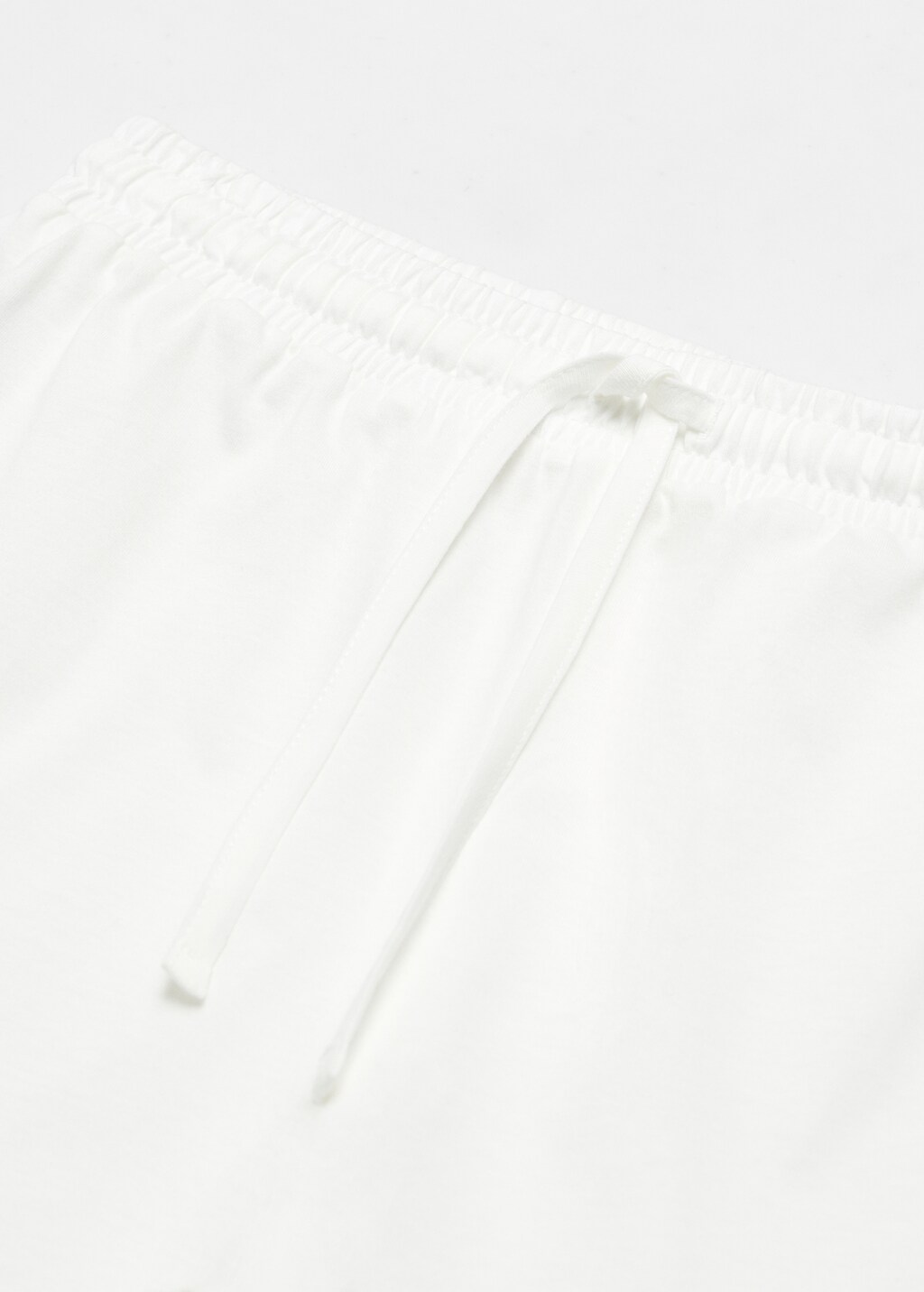 Cotton shorts with elastic waist - Details of the article 8