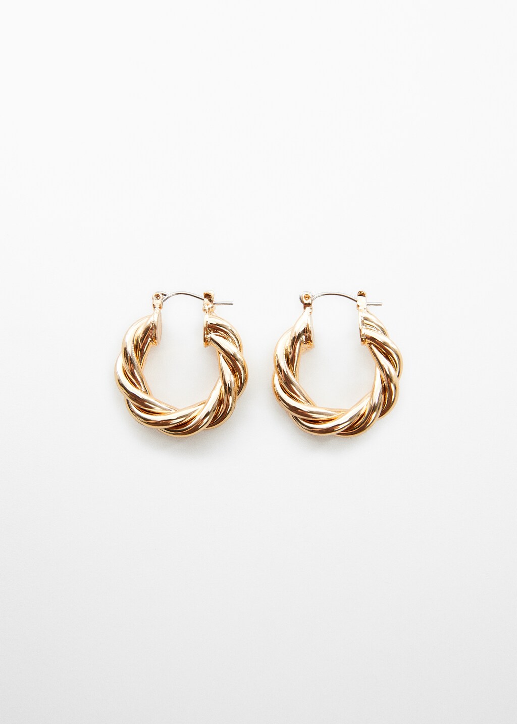 Braided hoop earrings - Article without model