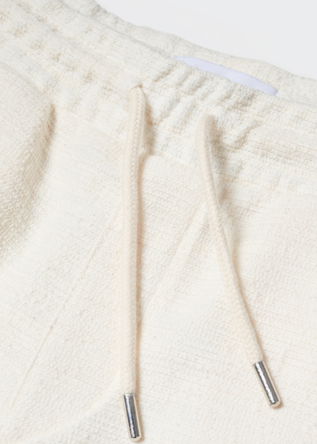 Structured cotton Bermuda - Details of the article 8