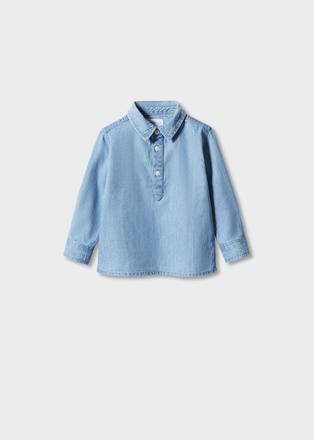 Cotton denim shirt - Article without model