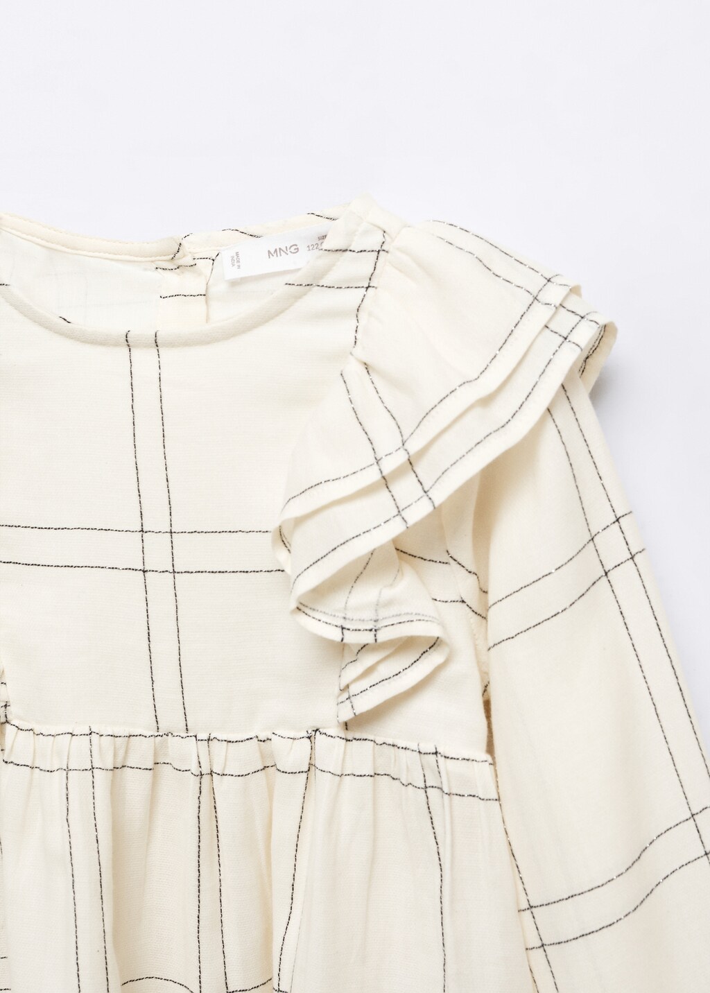 Striped ruffled blouse - Details of the article 8