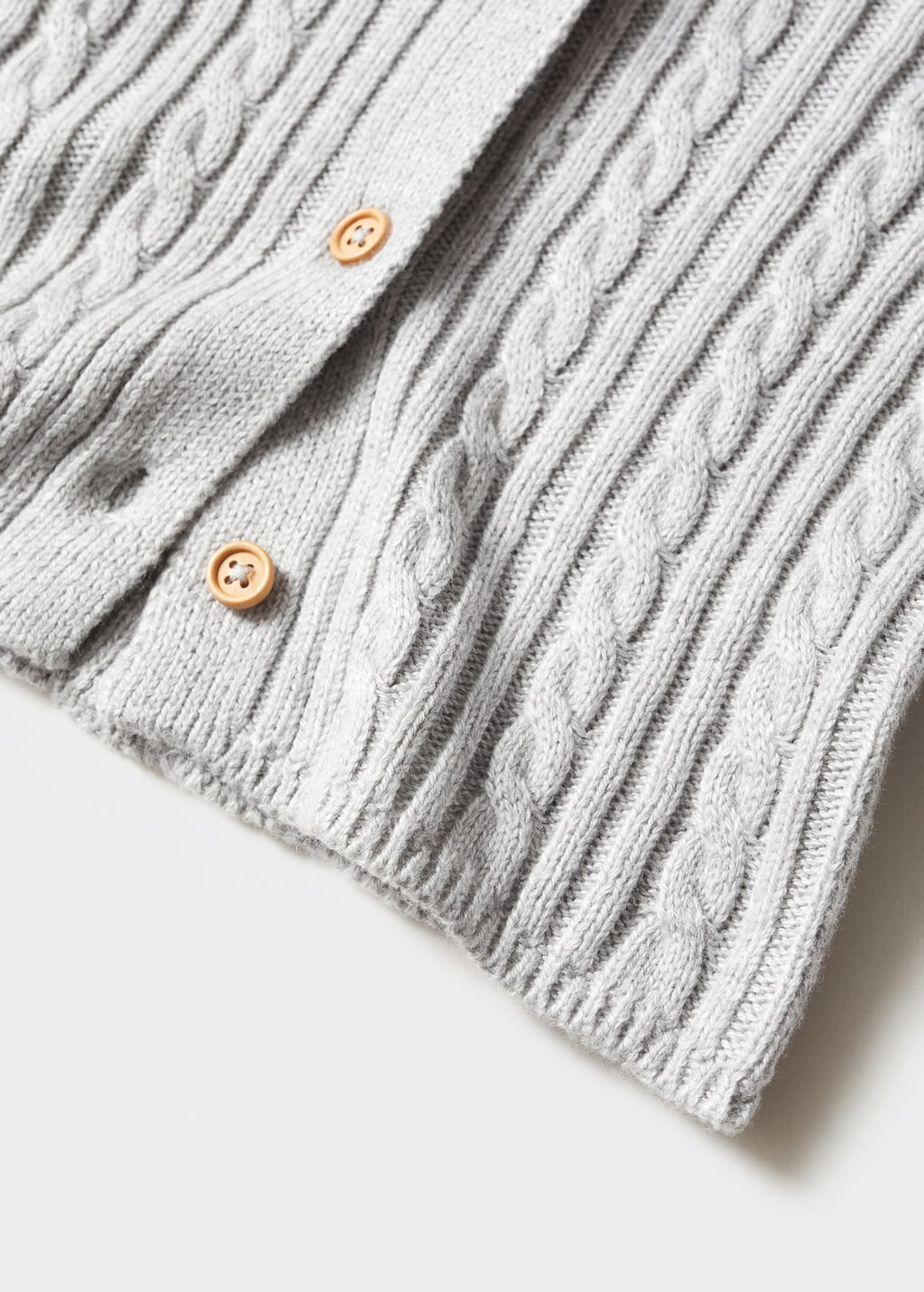 Knitted braided cardigan - Details of the article 8