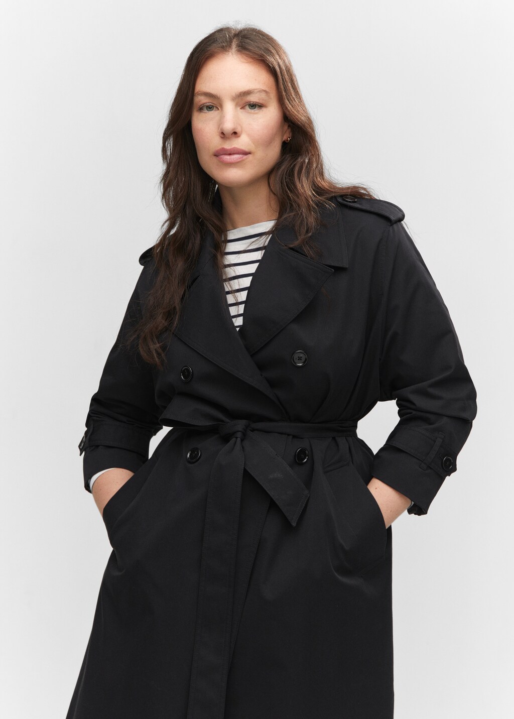 Double-breasted trench coat - Details of the article 5