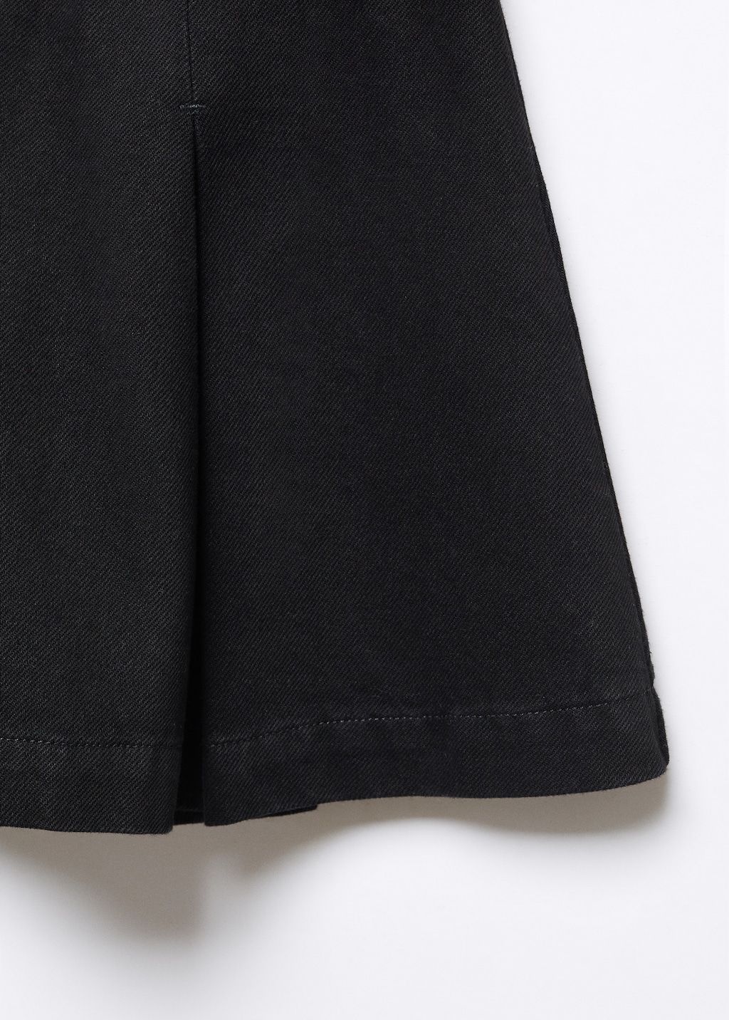 Pleated denim mini-skirt - Details of the article 8