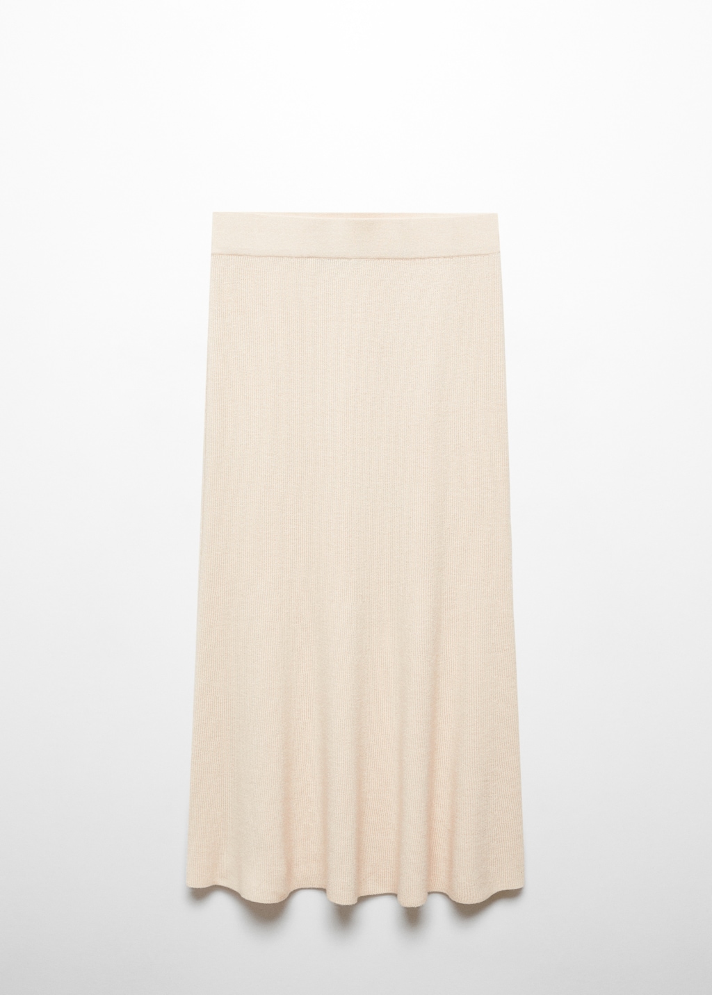 Ribbed midi skirt - Article without model