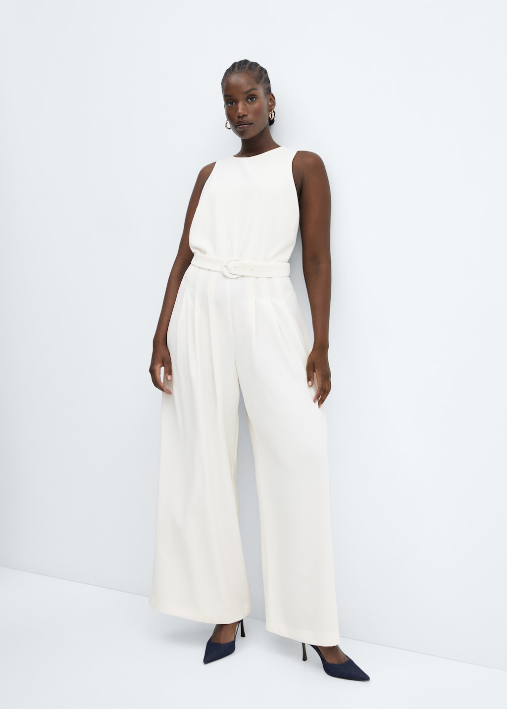 Belt long jumpsuit - Details of the article 4