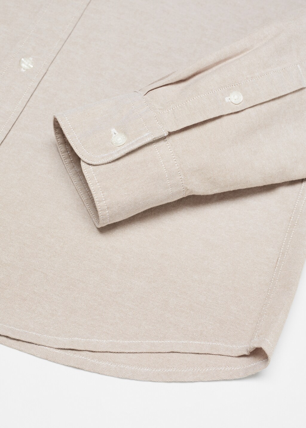 Regular fit Oxford cotton shirt - Details of the article 8