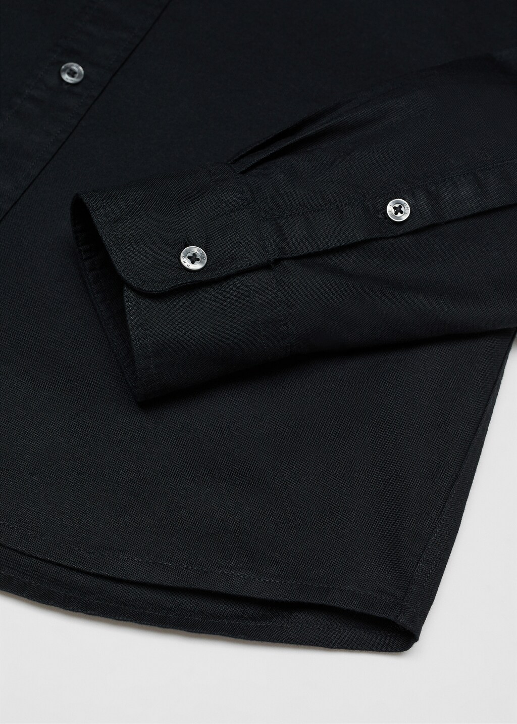 Regular fit Oxford cotton shirt - Details of the article 8