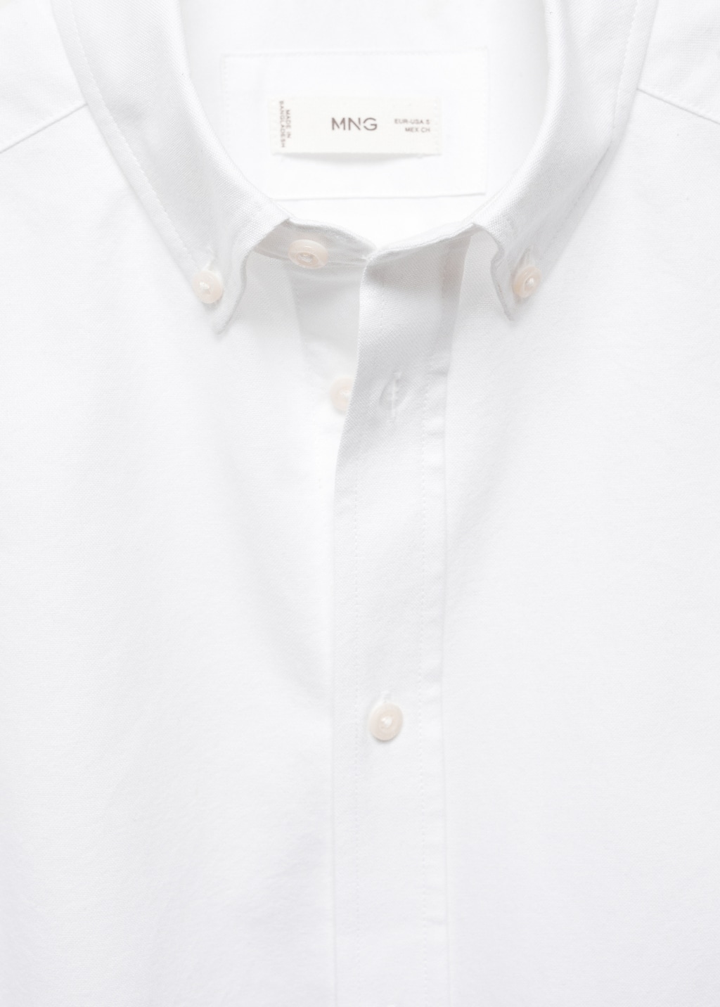 Regular fit Oxford cotton shirt - Details of the article 8