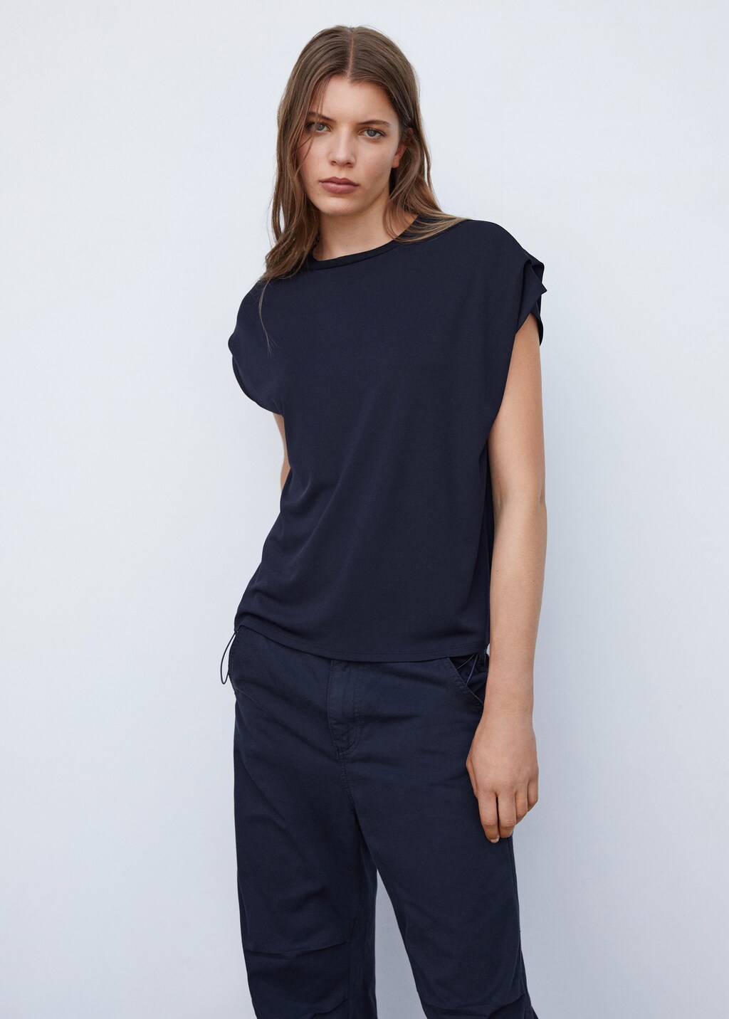 Oversized short-sleeved t-shirt - Medium plane