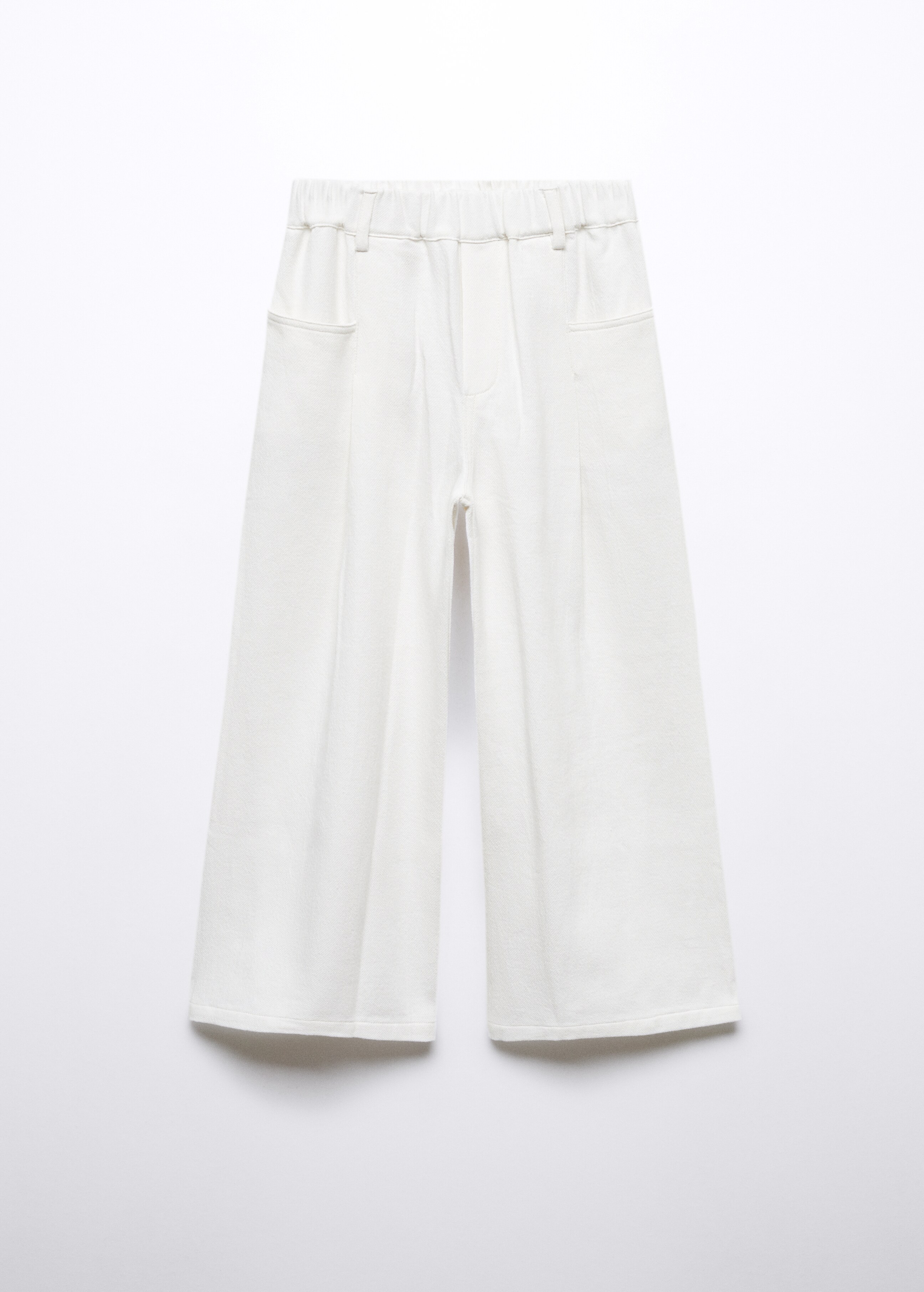 Stretch cotton-blend trousers - Article without model
