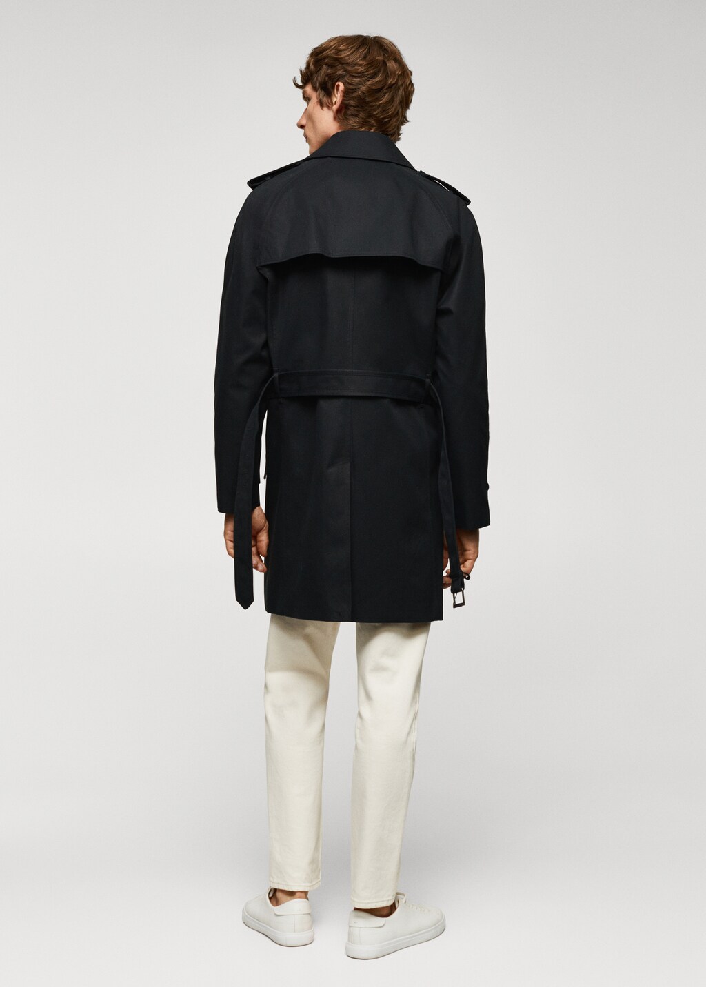 Classic water-repellent trench coat - Reverse of the article