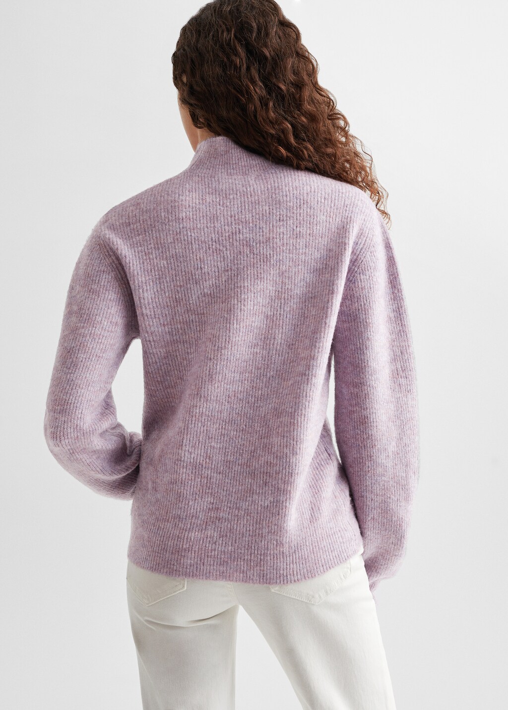 Cut-out knitted sweater - Reverse of the article