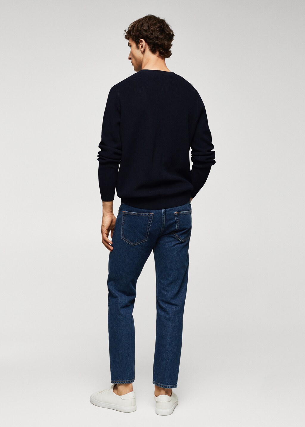 Essential cotton-blend sweater - Reverse of the article