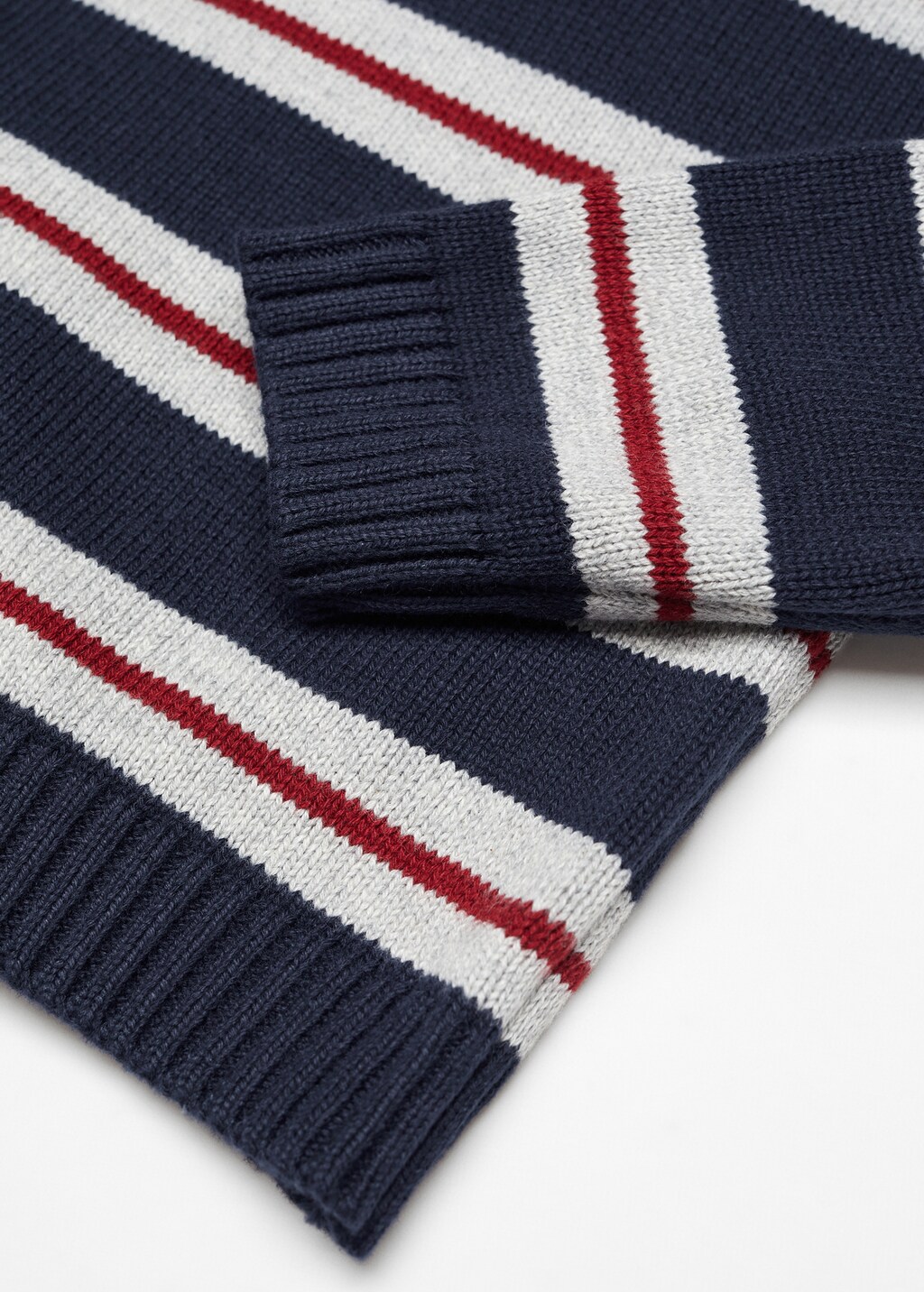 Knit striped sweater - Details of the article 8