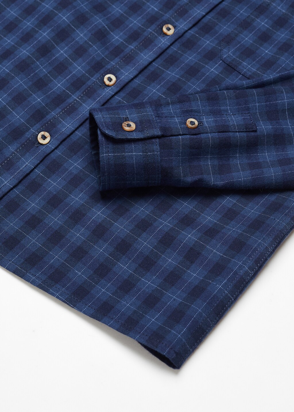 Check cotton dress shirt - Details of the article 8