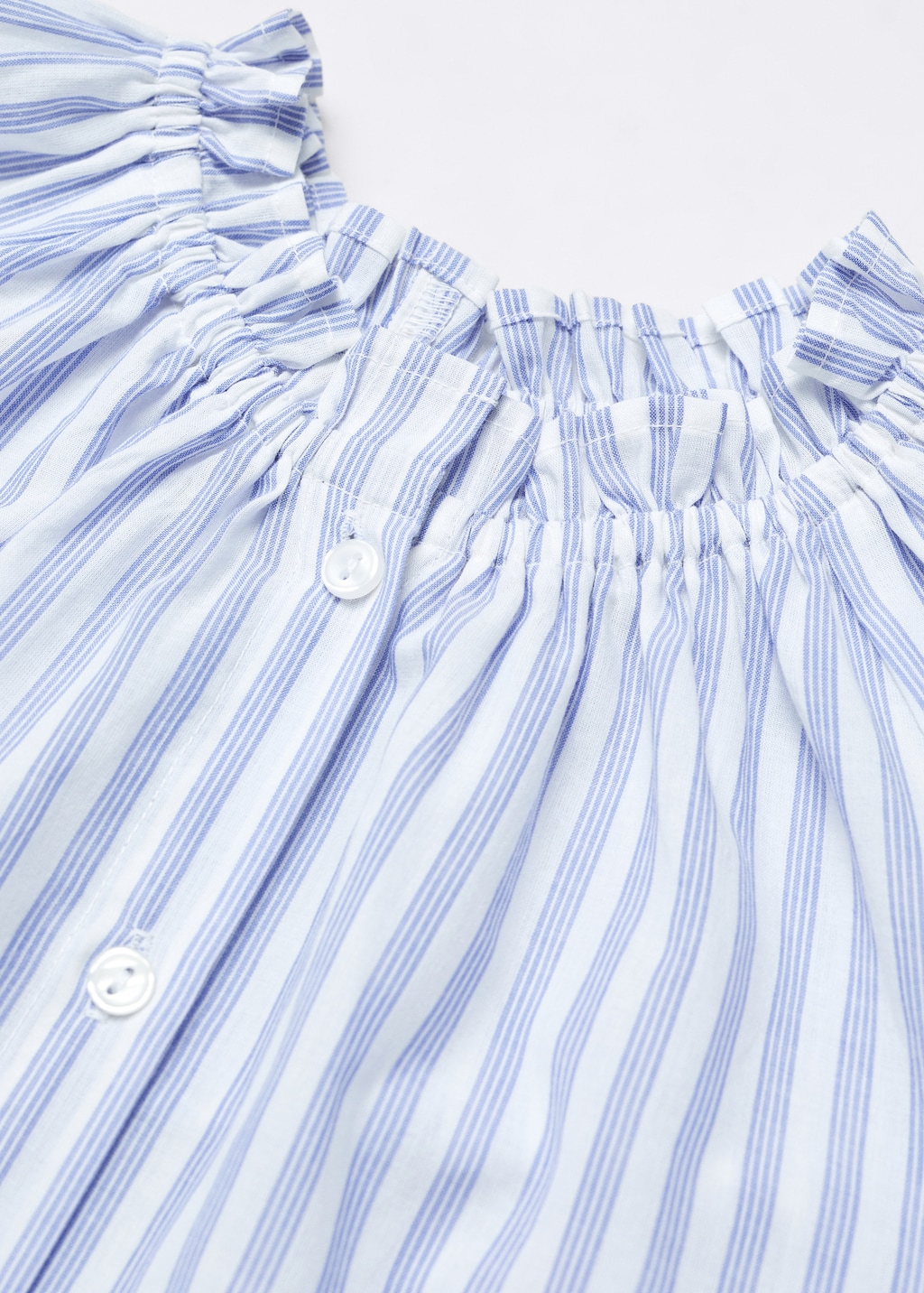 Striped cotton blouse - Details of the article 8