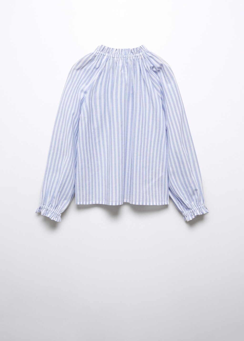 Striped cotton blouse - Reverse of the article