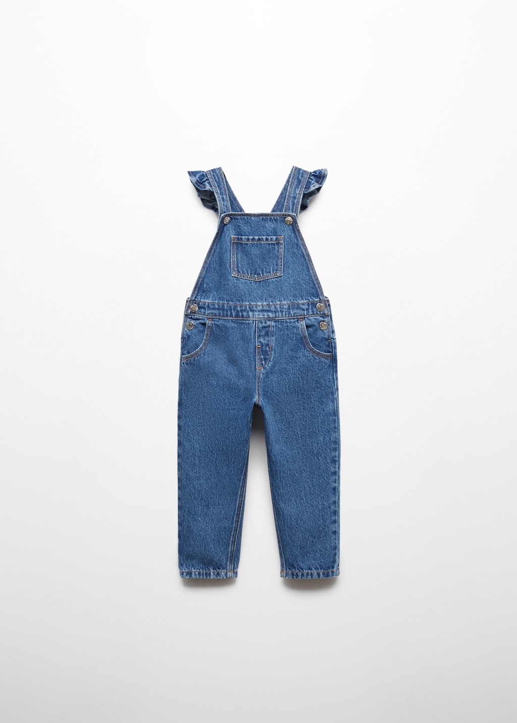 Lined denim dungarees - Article without model