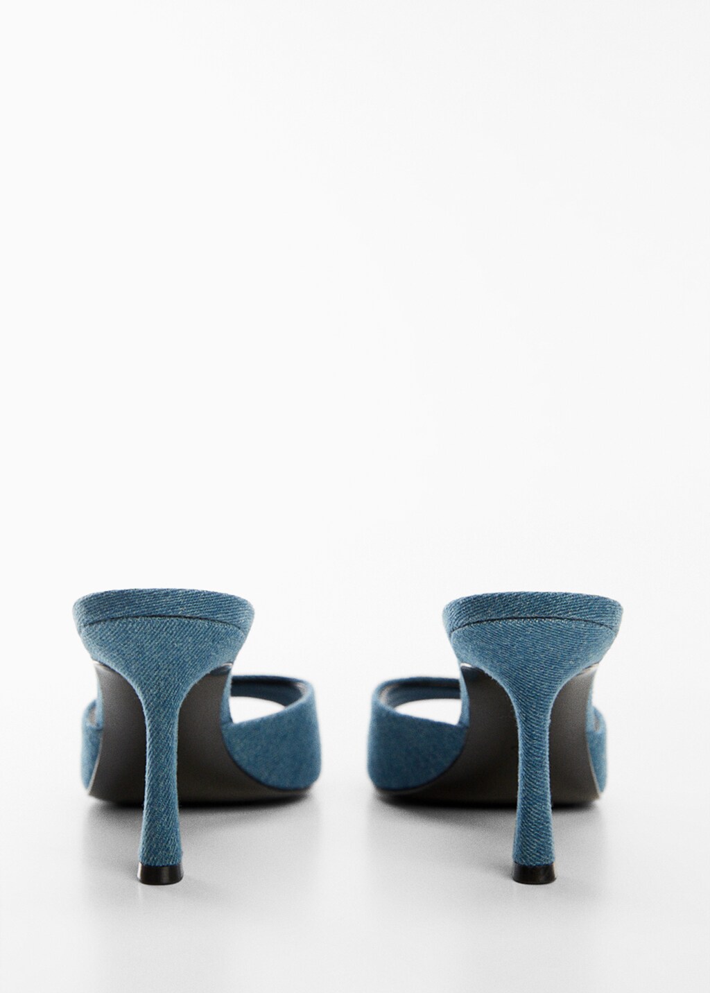 Denim heeled sandals - Details of the article 1