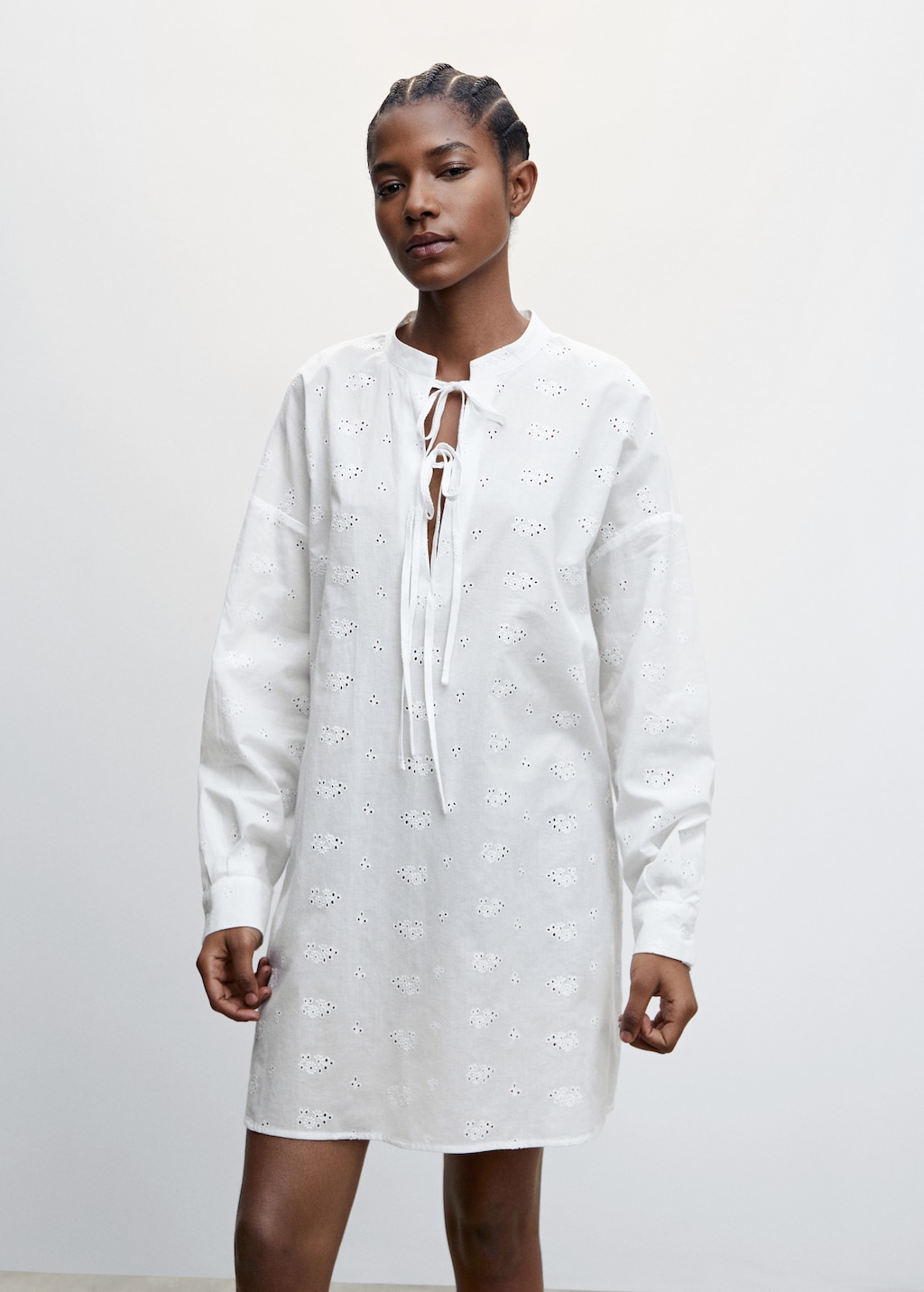 Chemise de nuit blanche coton hotsell