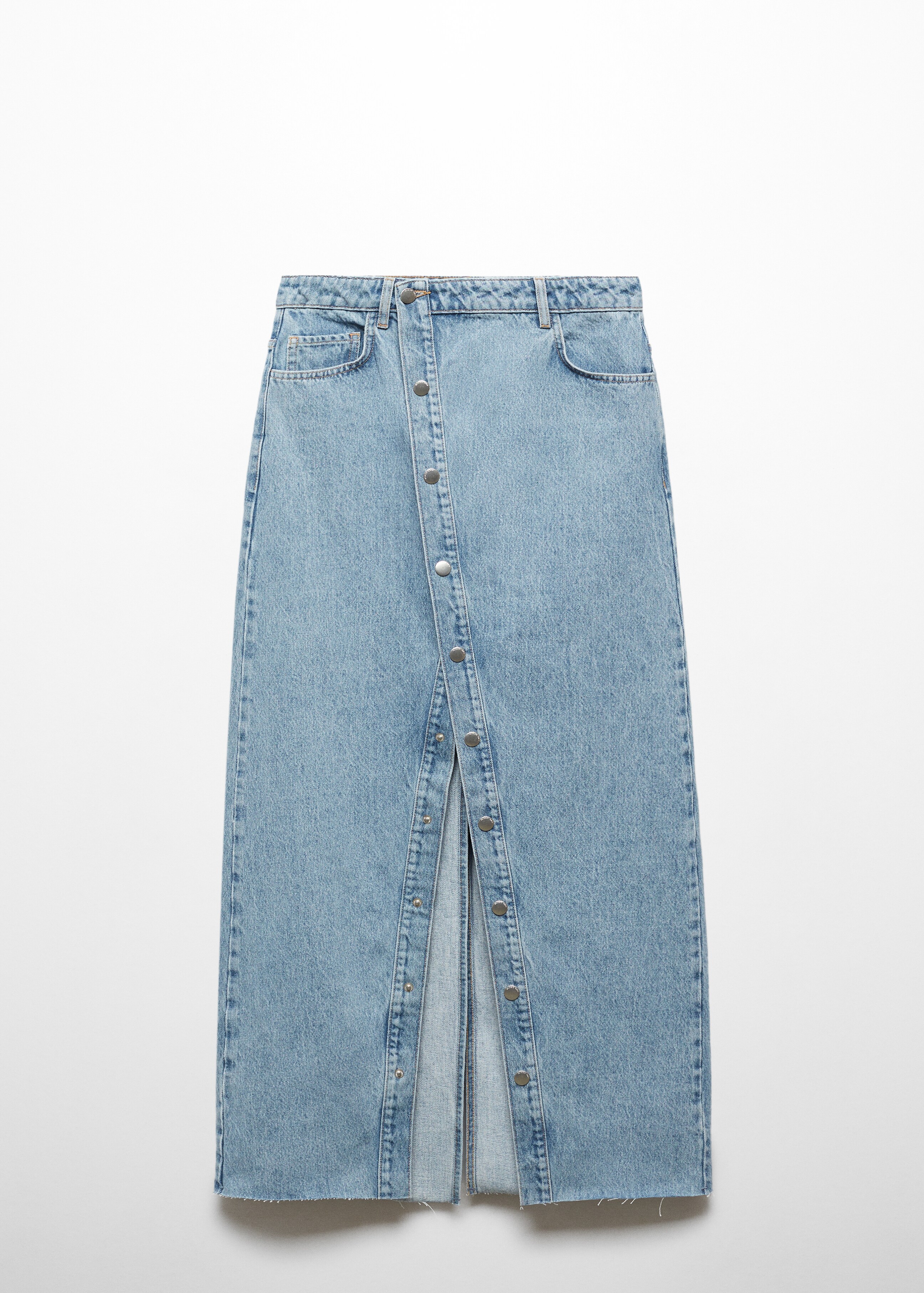 Denim skirt with buttons - Article without model