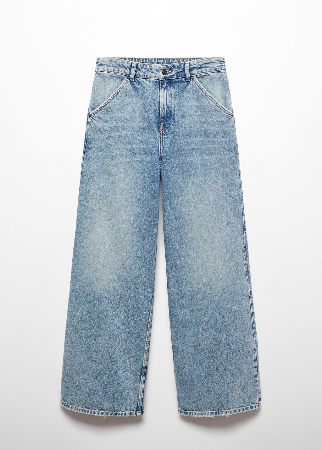 Wideleg mid-rise jeans - Article without model