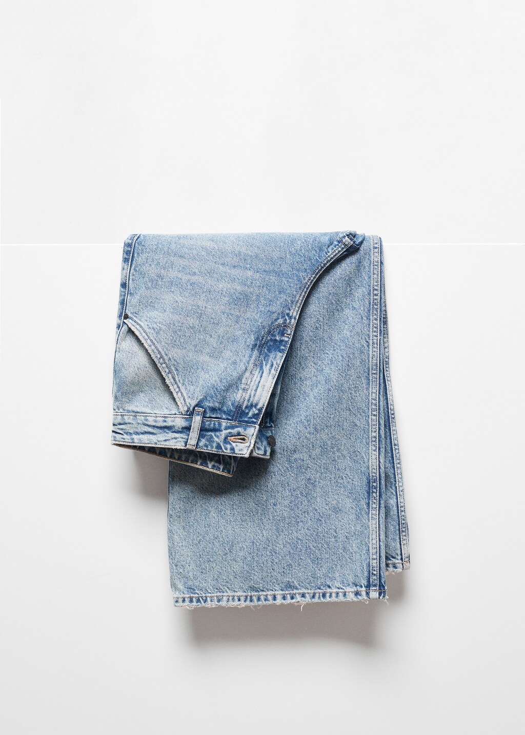 Wideleg mid-rise jeans - Details of the article 8