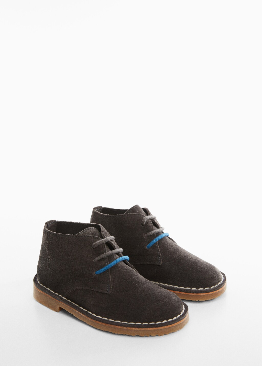 Lace-up leather boots - Medium plane