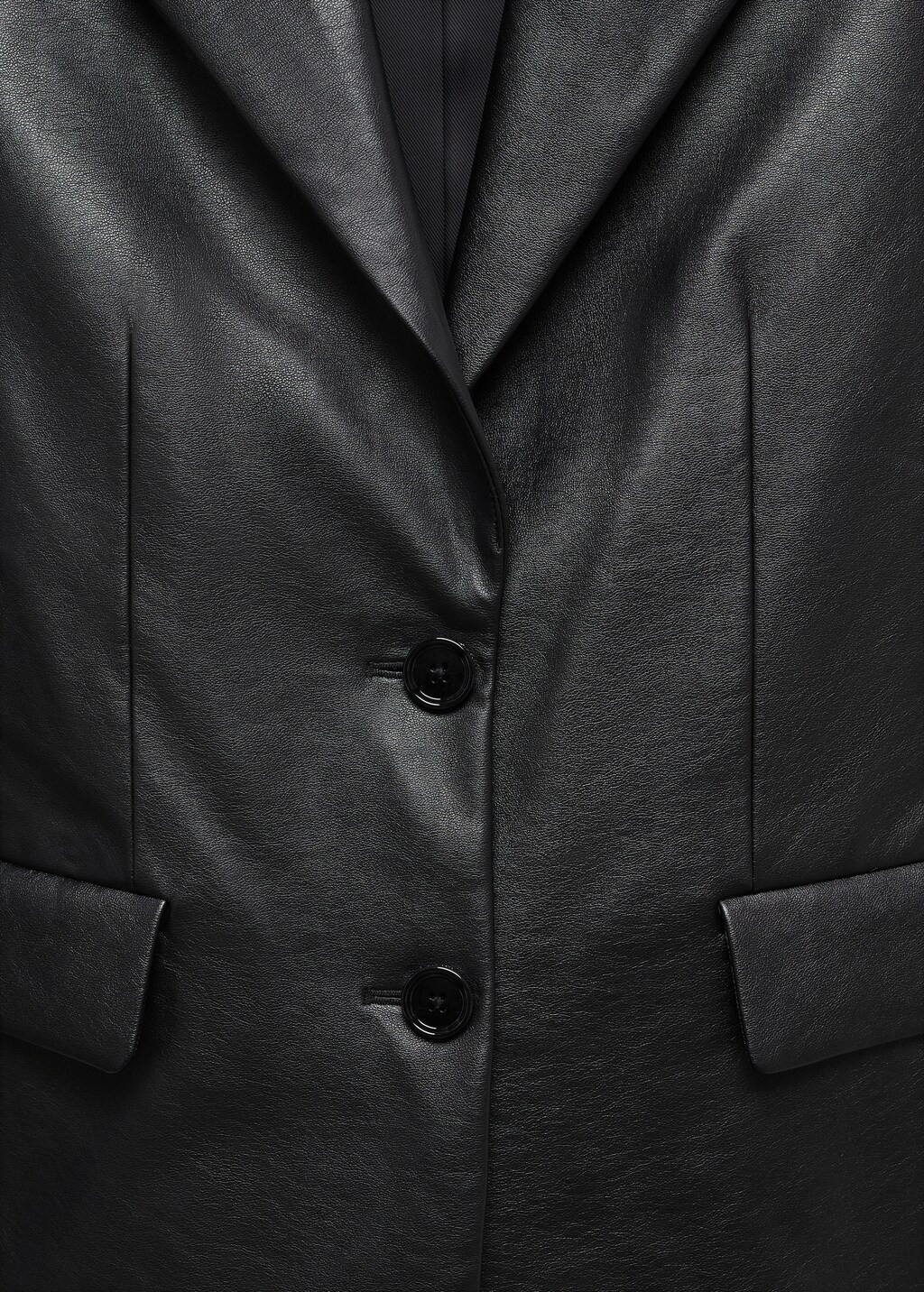 Leather-effect jacket - Details of the article 8