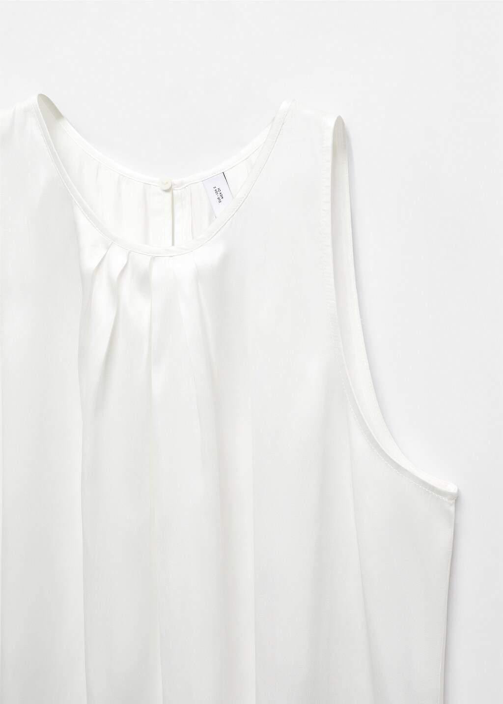 Satin top with pleated detail - Details of the article 8