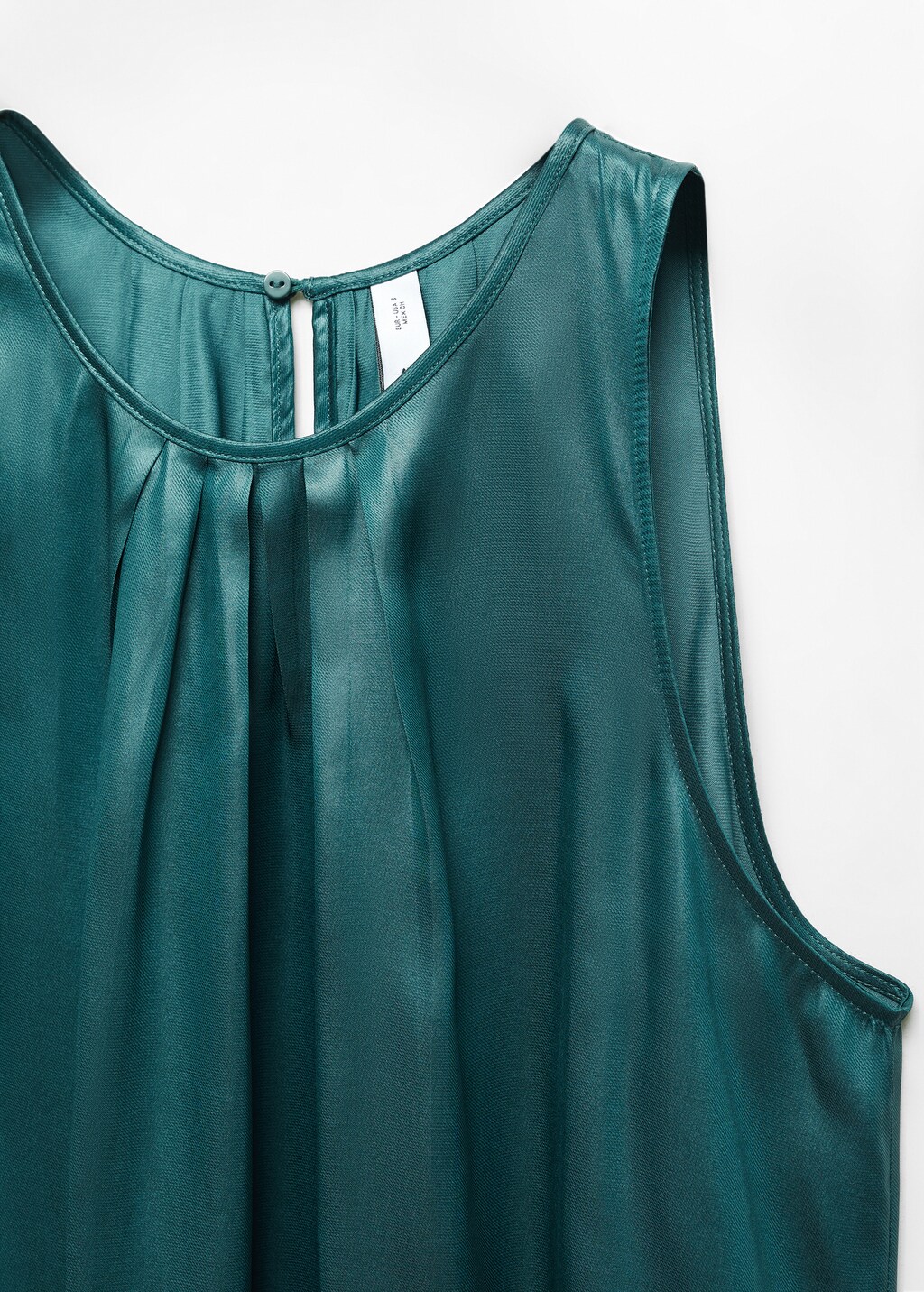 Satin top with pleated detail - Details of the article 8