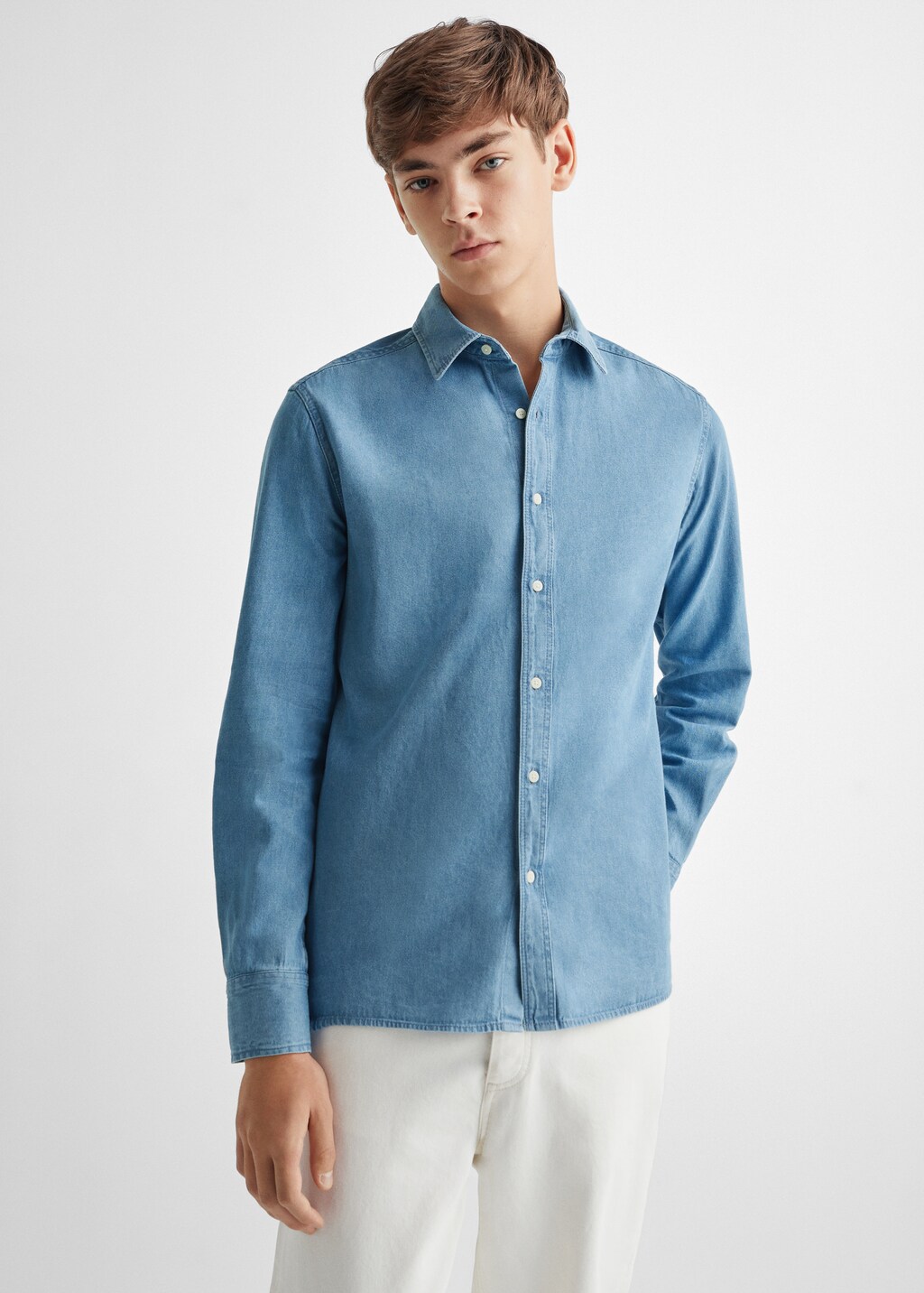 Cotton denim shirt - Medium plane