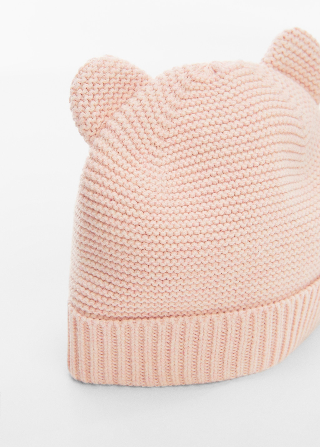 Ears knitted beanie - Medium plane