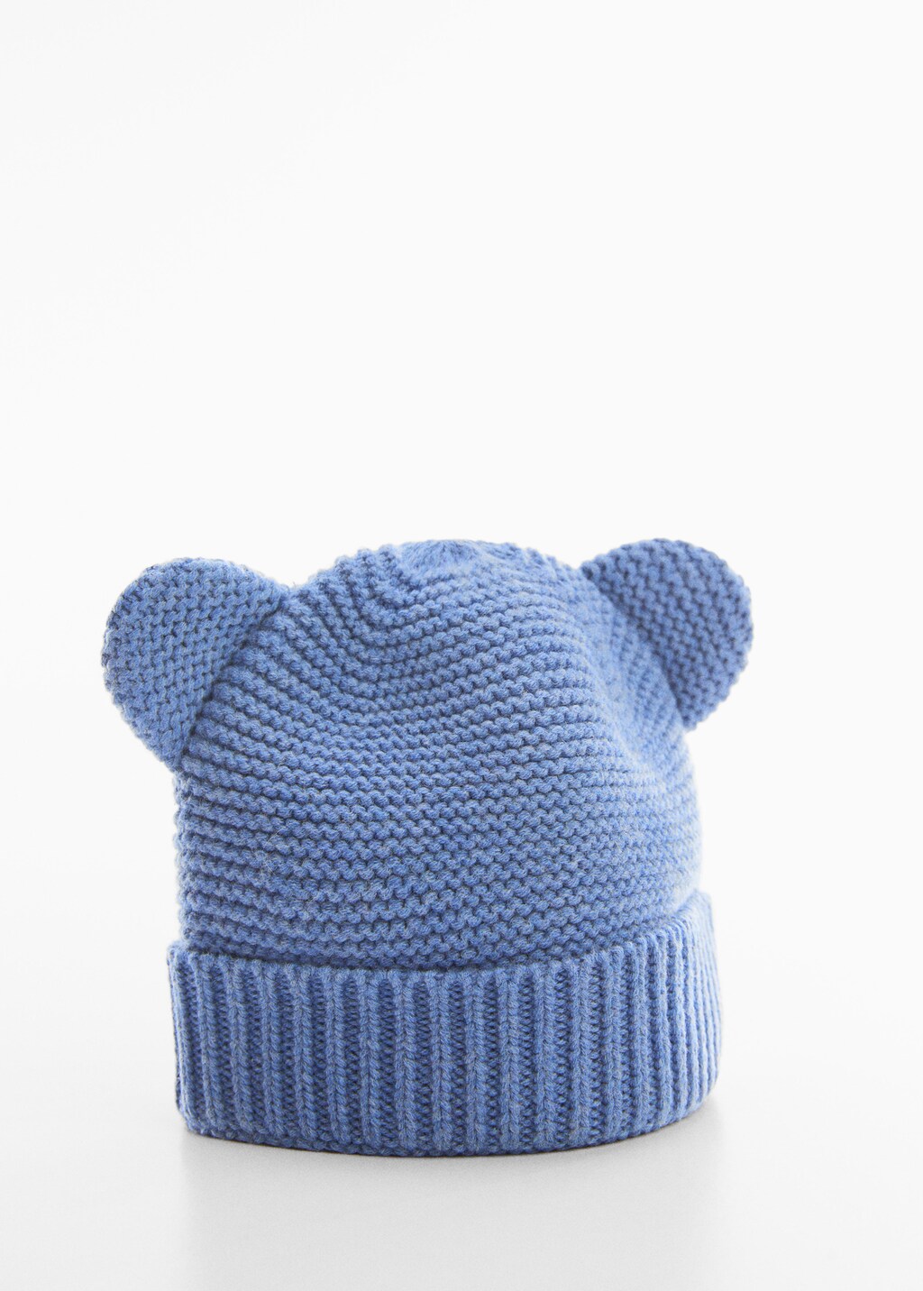 Ears knitted beanie - Medium plane