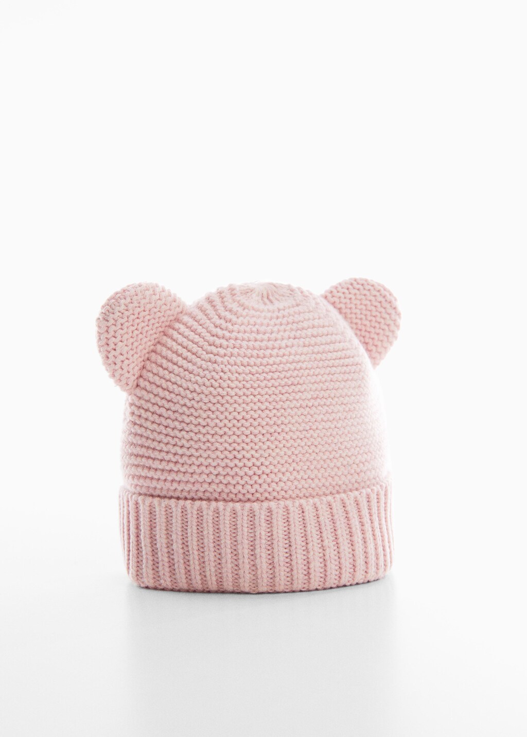 Ears knitted beanie - Medium plane