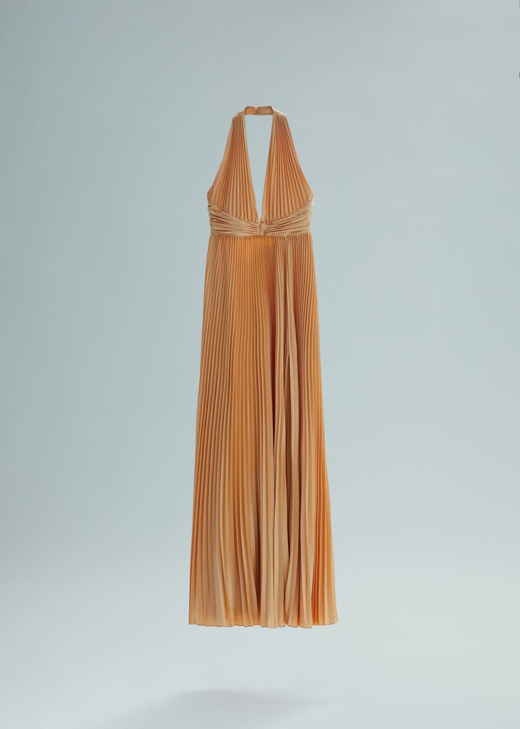 Pleated dress with knot detail - Article without model