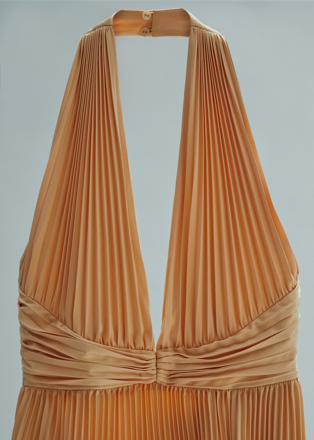 Pleated dress with knot detail - Details of the article 8