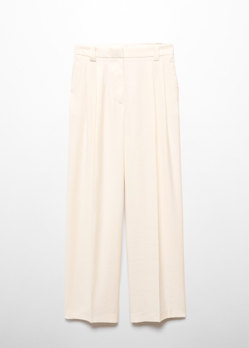 Wideleg pleated trousers - Article without model