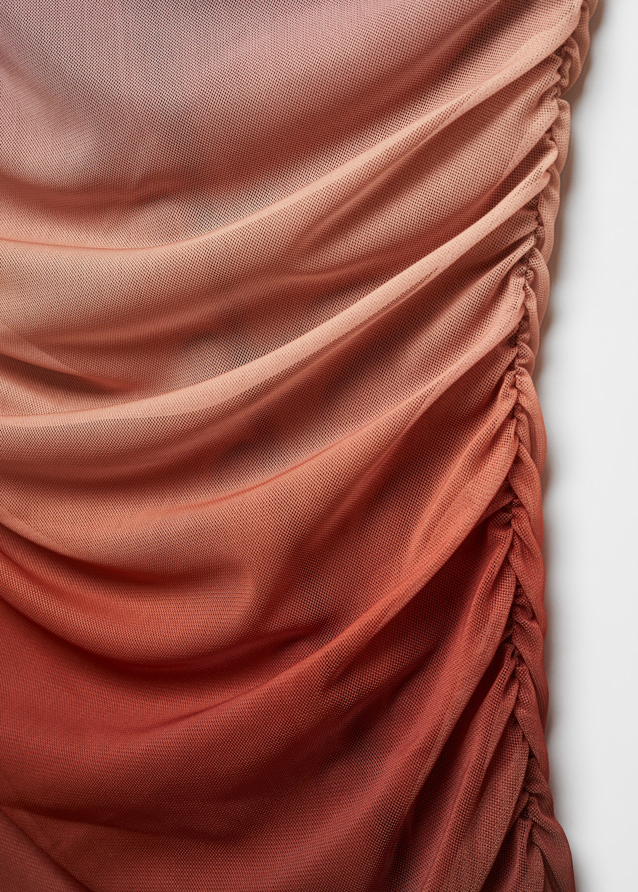 Φόρεμα ντραπέ ντεγκραντέ - Λεπτομέρεια του προϊόντος 8