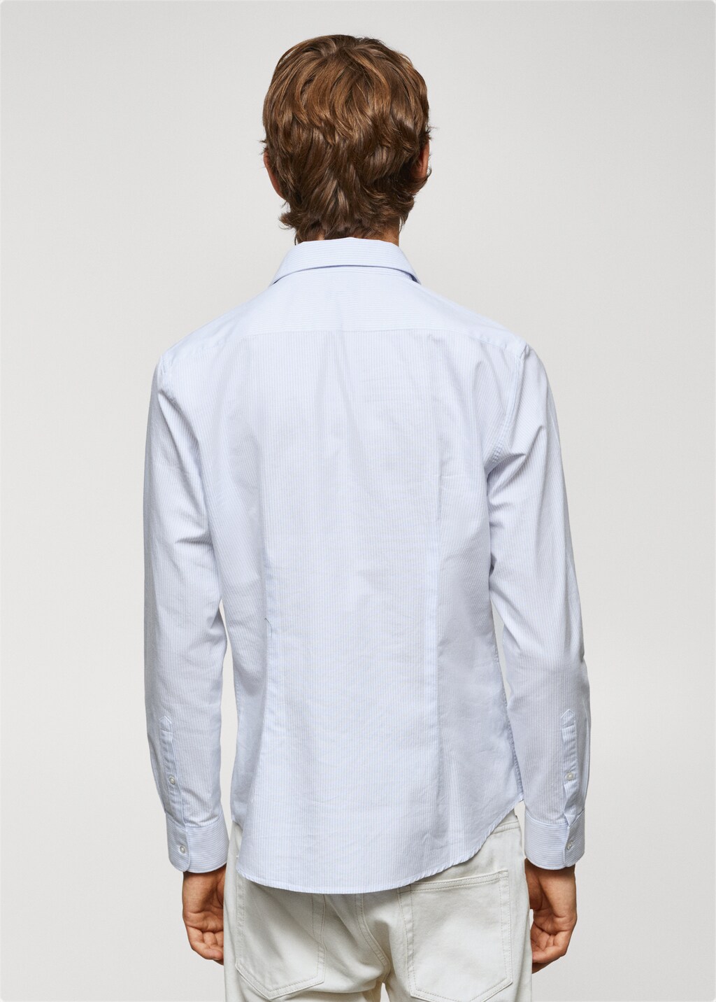 Slim fit Oxford cotton shirt - Details of the article 2