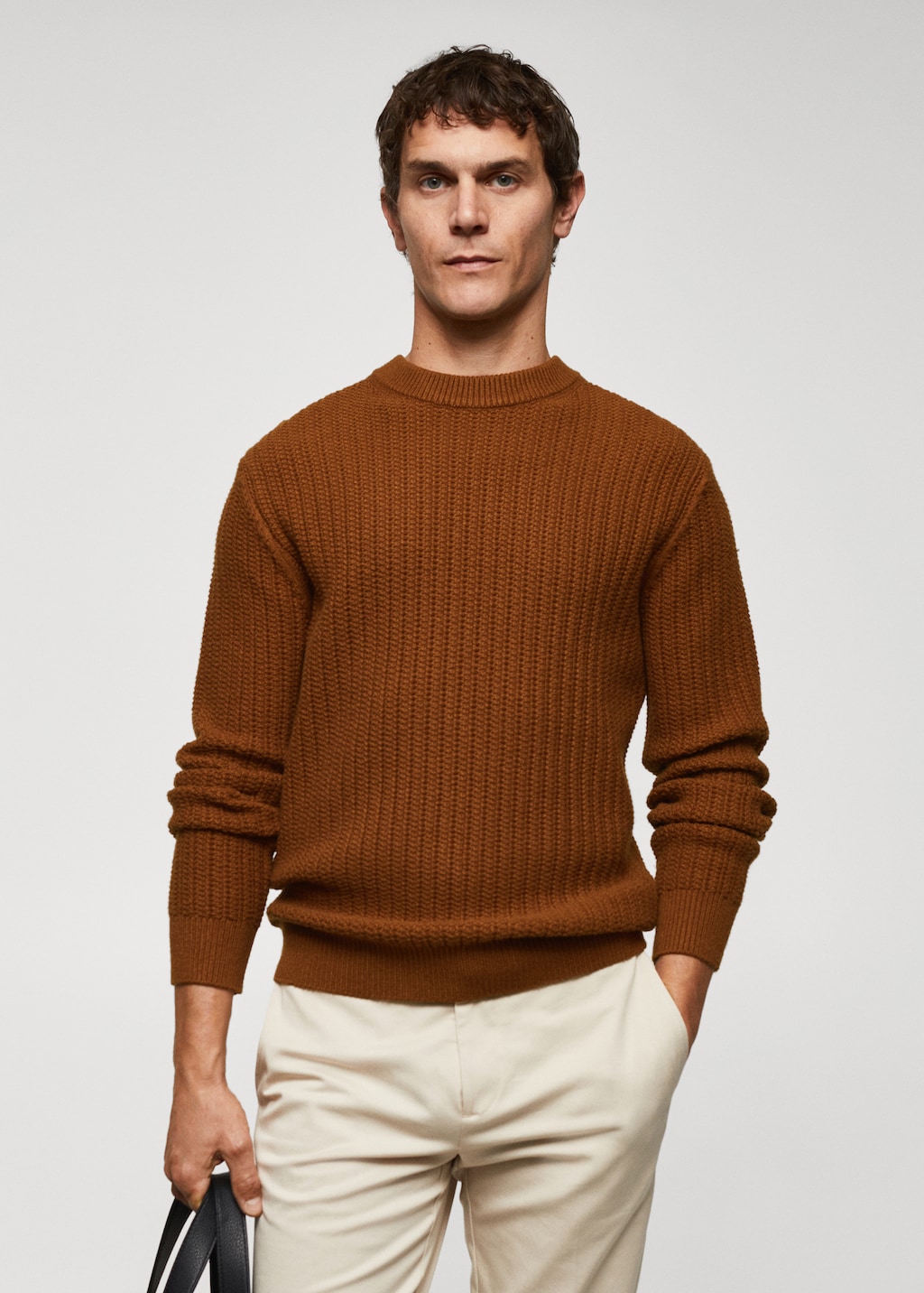 Chunky-knit sweater - Medium plane