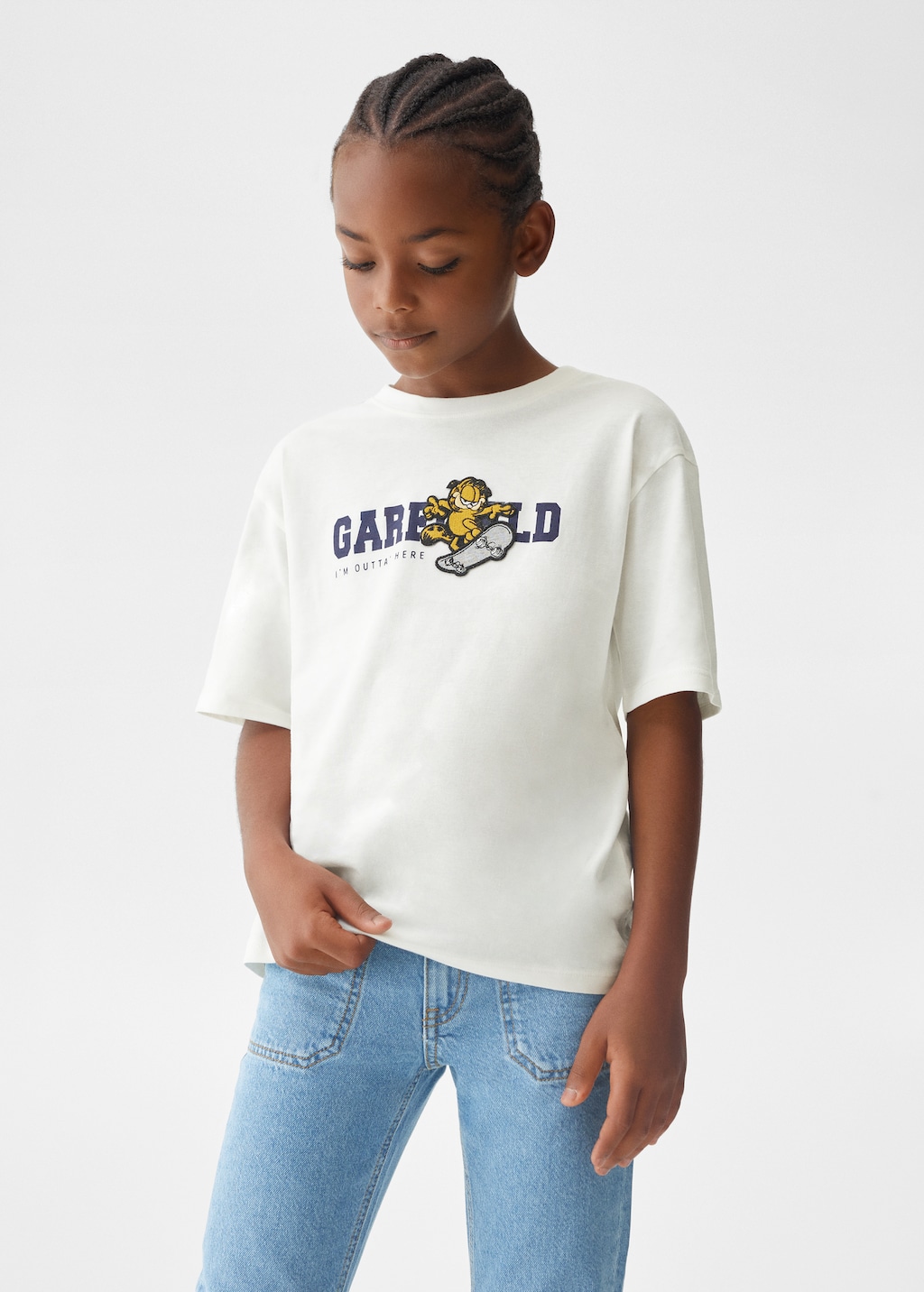 Garfield cotton T-shirt - Medium plane